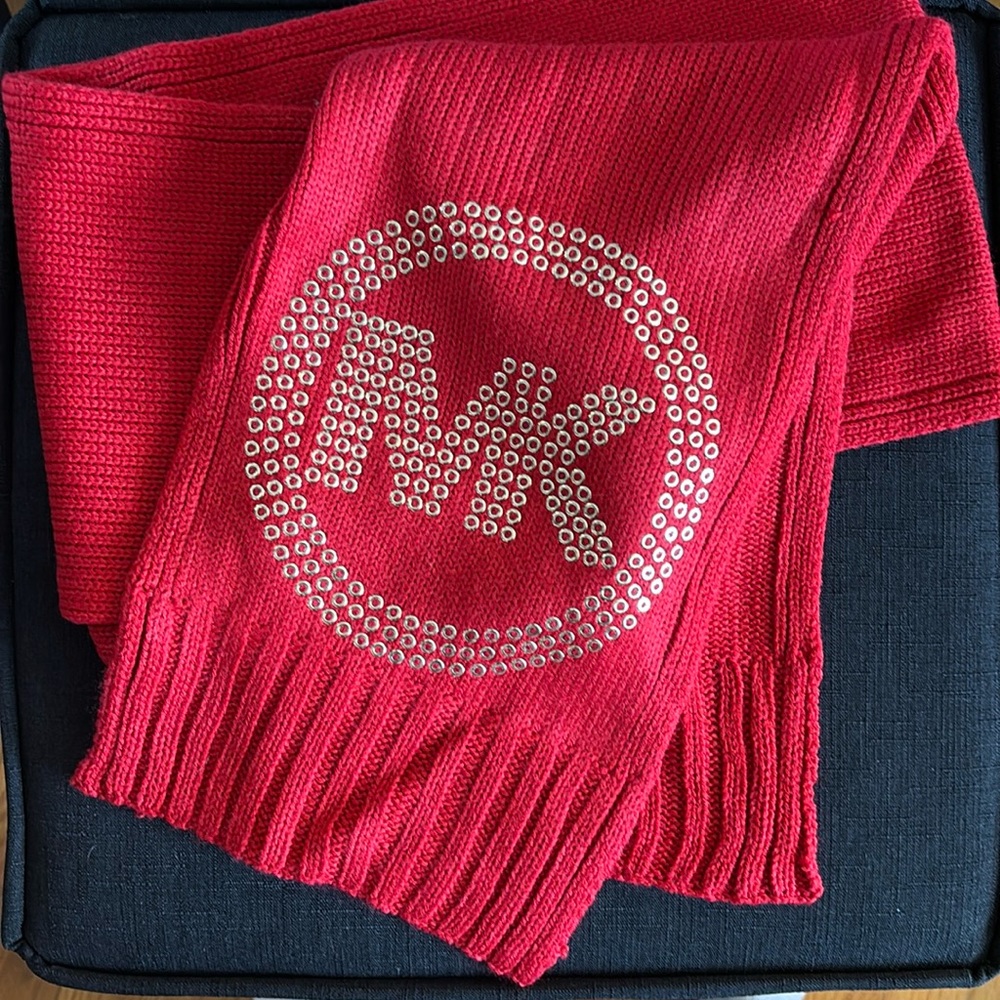 Michael Kors Red Scarf